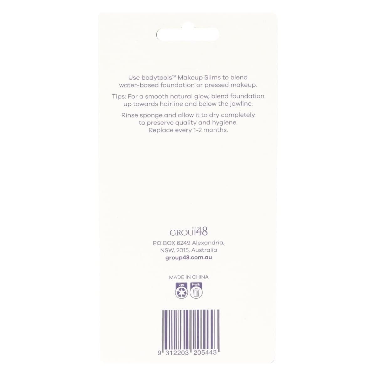 Thumbnail Bodytools Makeup Slims Foundation Sponges 4 Pack