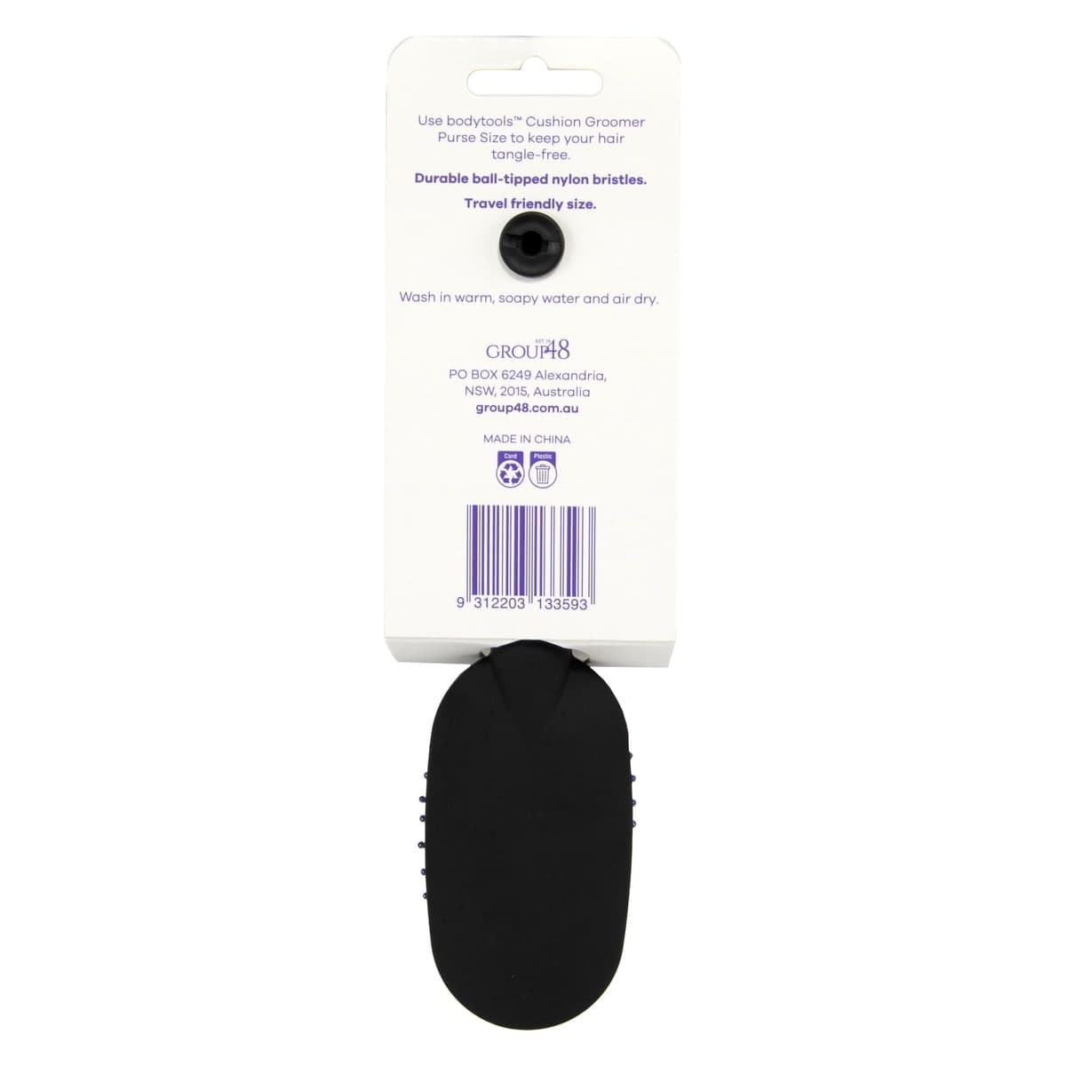 Thumbnail Bodytools Mini Cushion Groomer Hair Brush 1 Pack