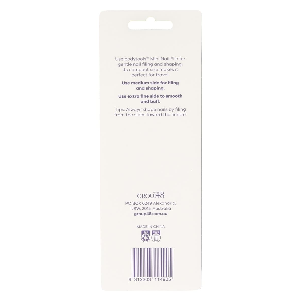 Thumbnail Bodytools Mini Emery Boards With Pouch 3 Pack
