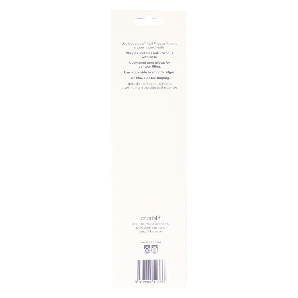 Thumbnail Bodytools Nail File Natural Nails Black 2 Pack