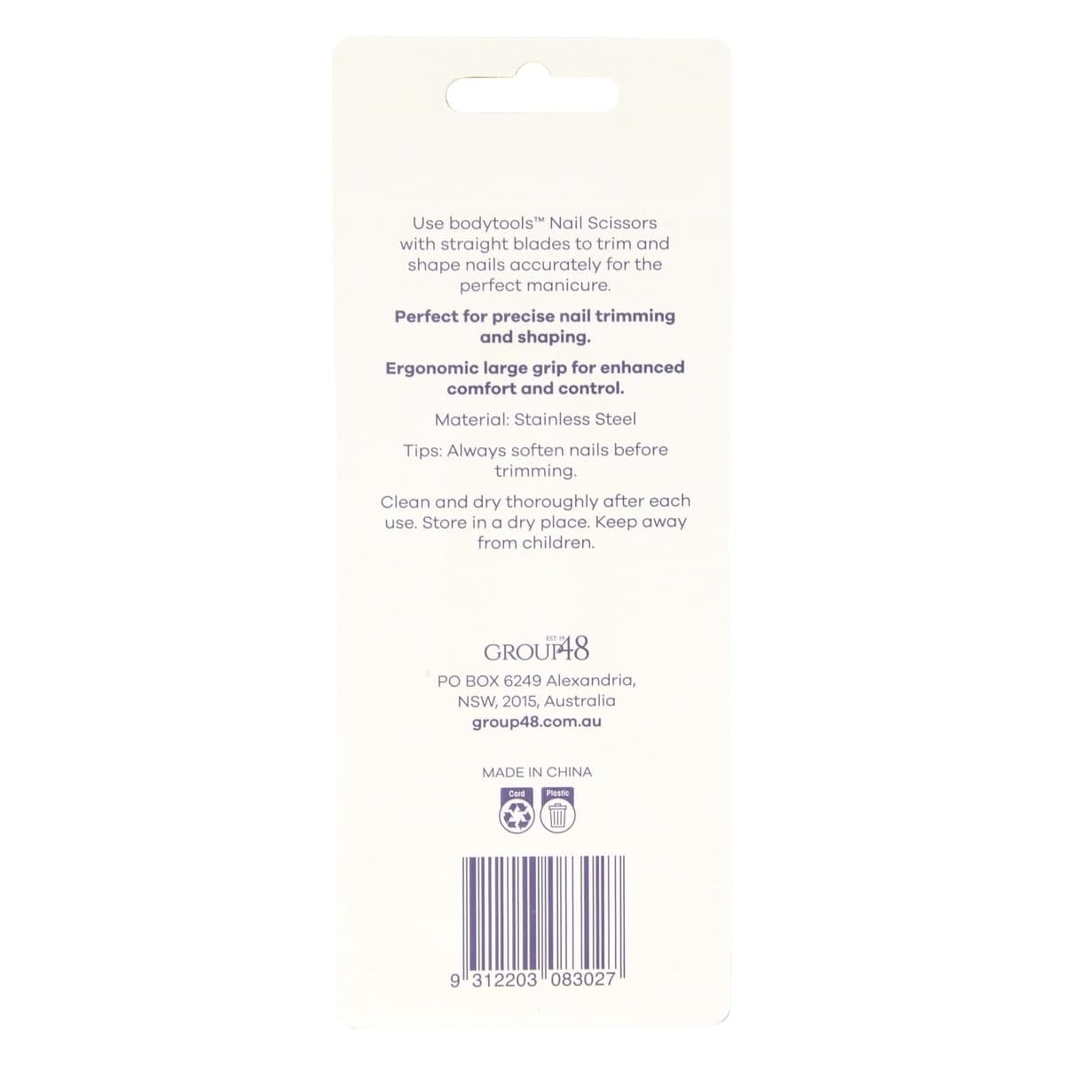 Thumbnail Bodytools Nail Scissors Straight 1 Pack