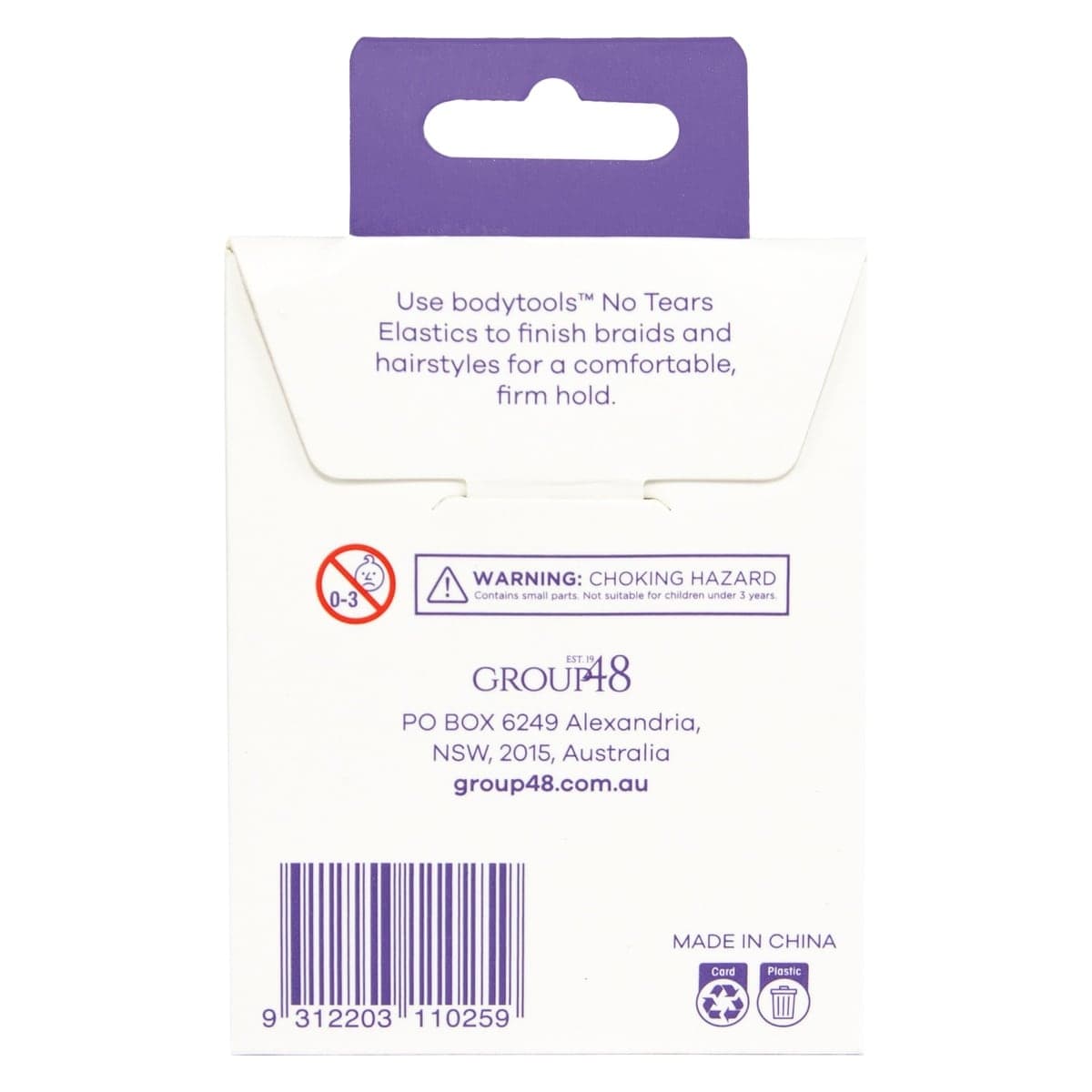 Thumbnail Bodytools No Tears Hair Elastics Black 50 Pack