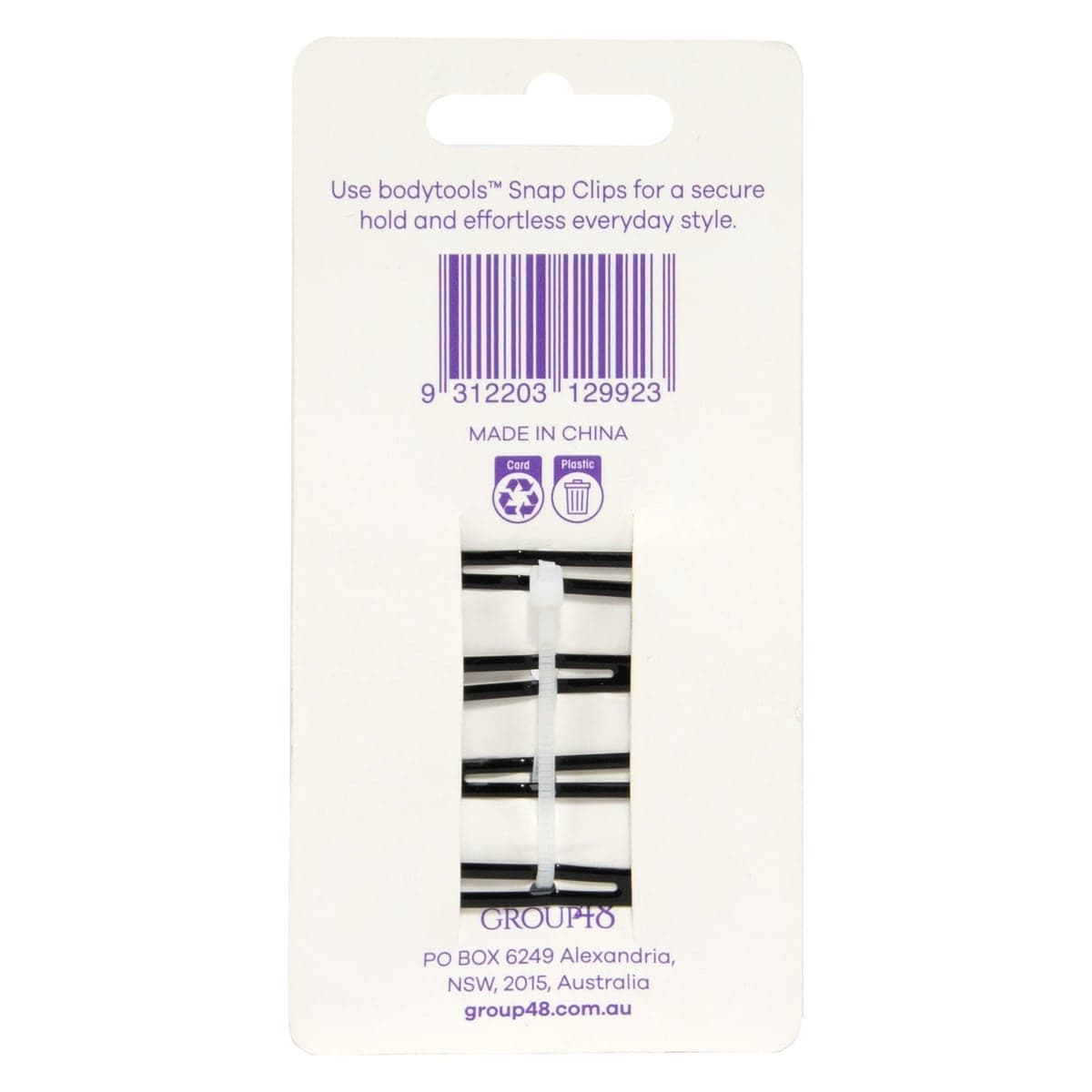 Thumbnail Bodytools Snap Clips Black 2 Pairs
