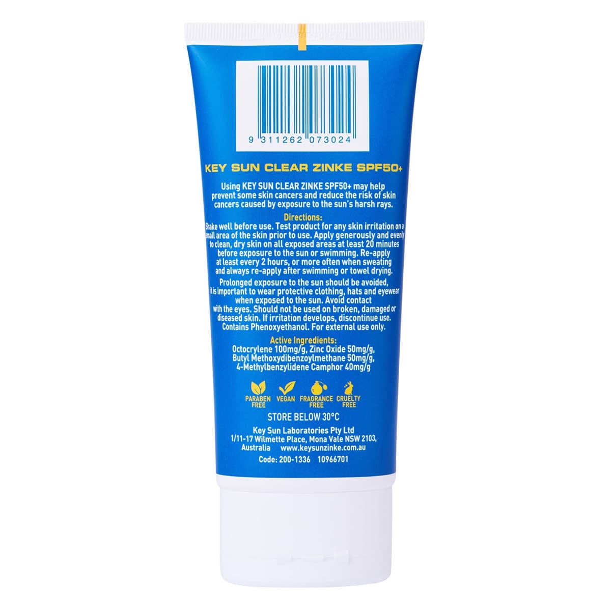 Thumbnail Key Sun Zinke Clear Zinke SPF 50+ 200g