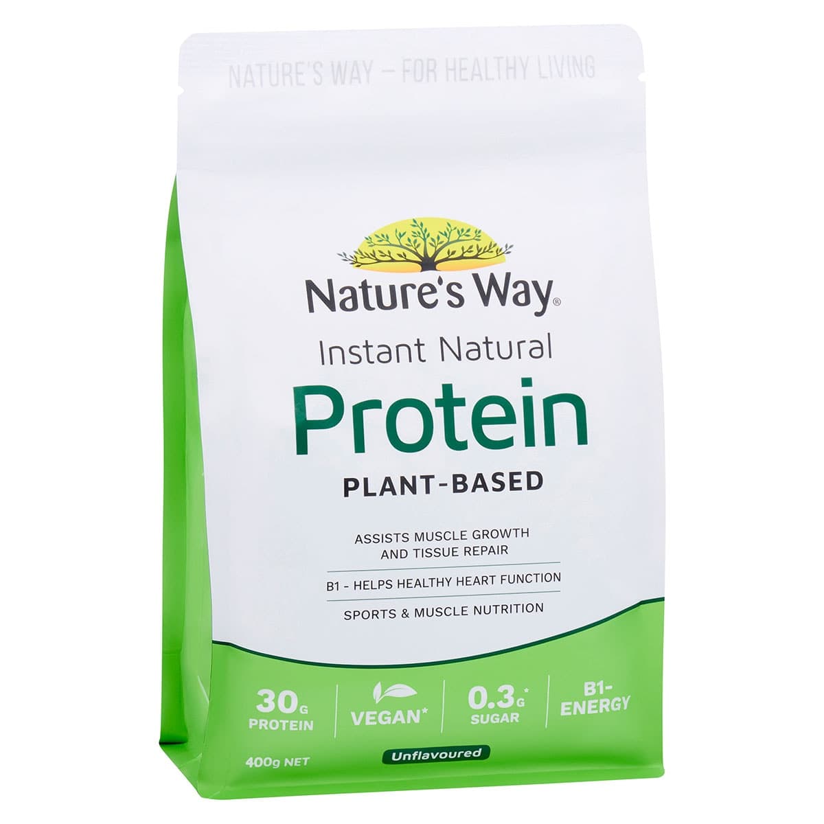 Thumbnail Nature's Way Instant Natural Plant Based Protein Powder Natural 400g