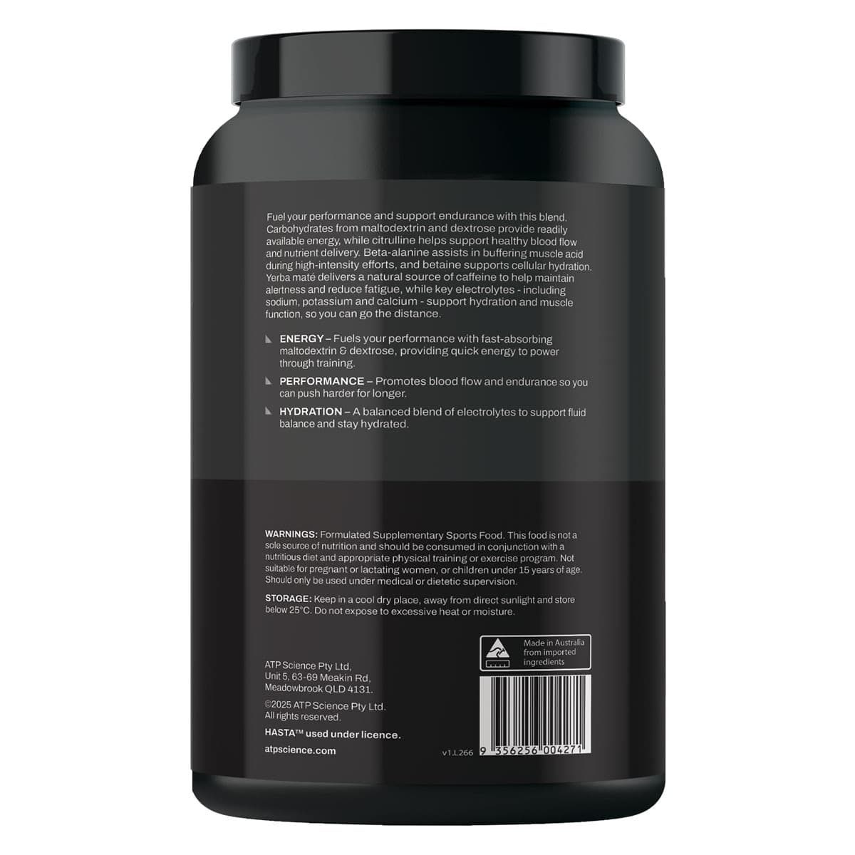 Thumbnail ATP Science Endurance Plus Pre-Workout Powder Mixed Berry 1.24kg