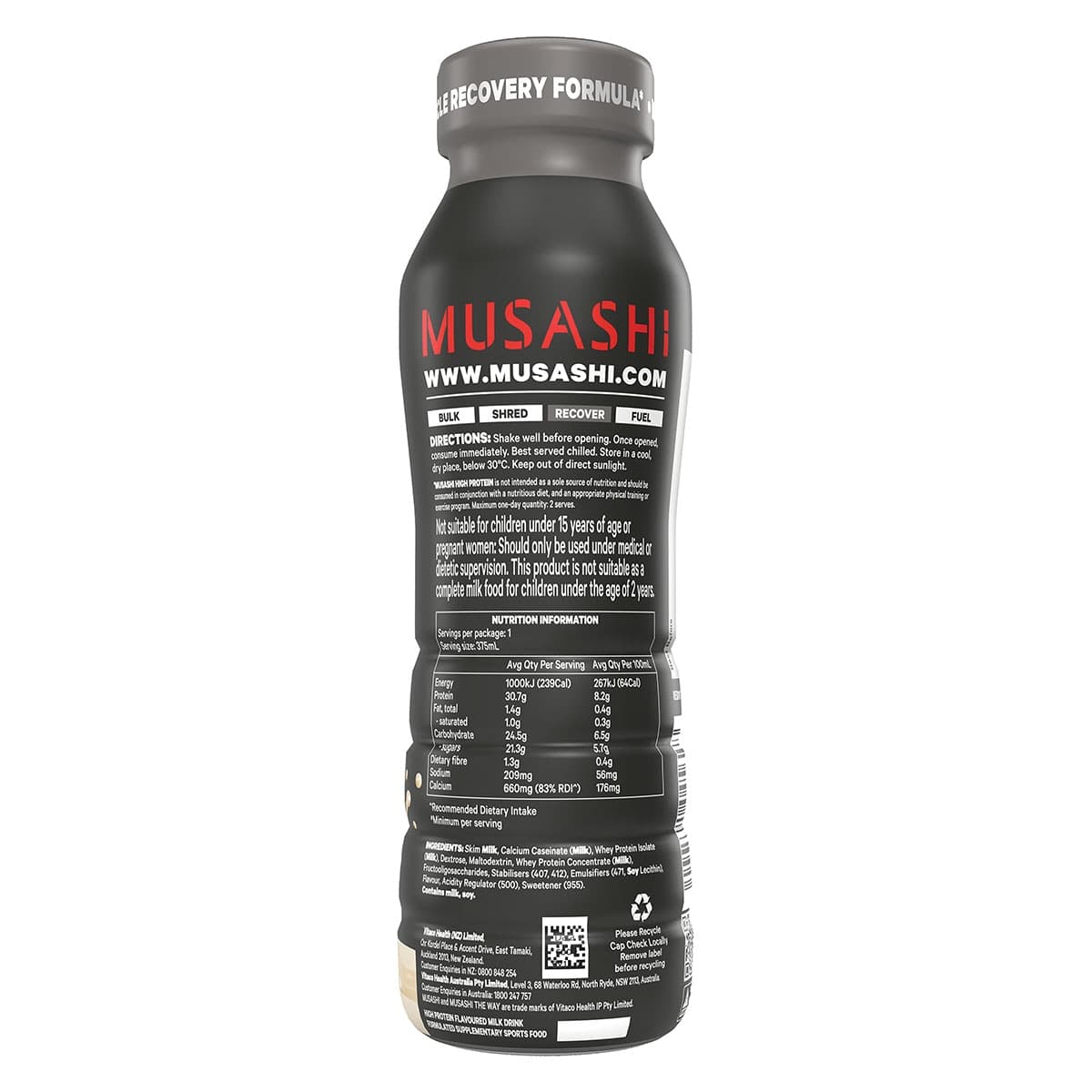 Thumbnail Musashi High Protein Shake Vanilla 375mL