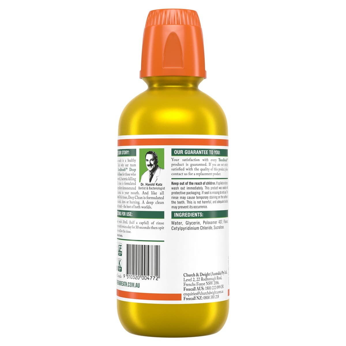 Thumbnail Therabreath Deep Clean Oral Rinse 473mL