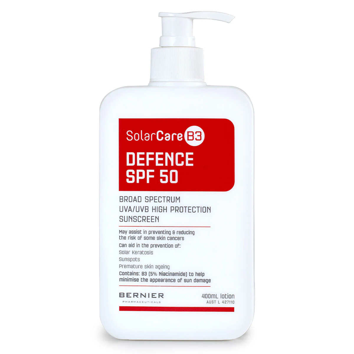 Thumbnail SolarCareB3 Defence Broad Spectrum Sunscreen SPF50 400ml