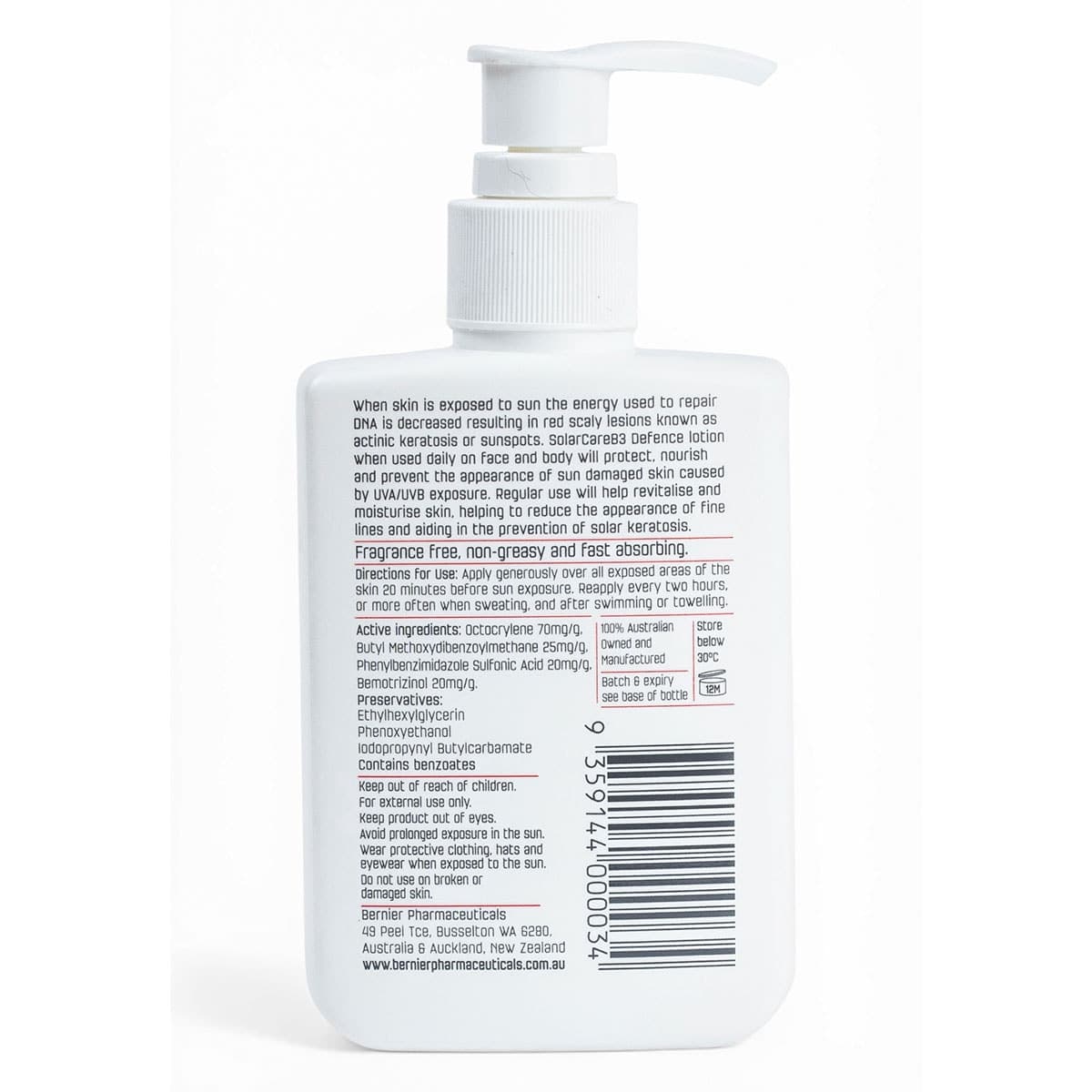 Thumbnail SolarCareB3 Defence Broad Spectrum Sunscreen SPF50 160ml