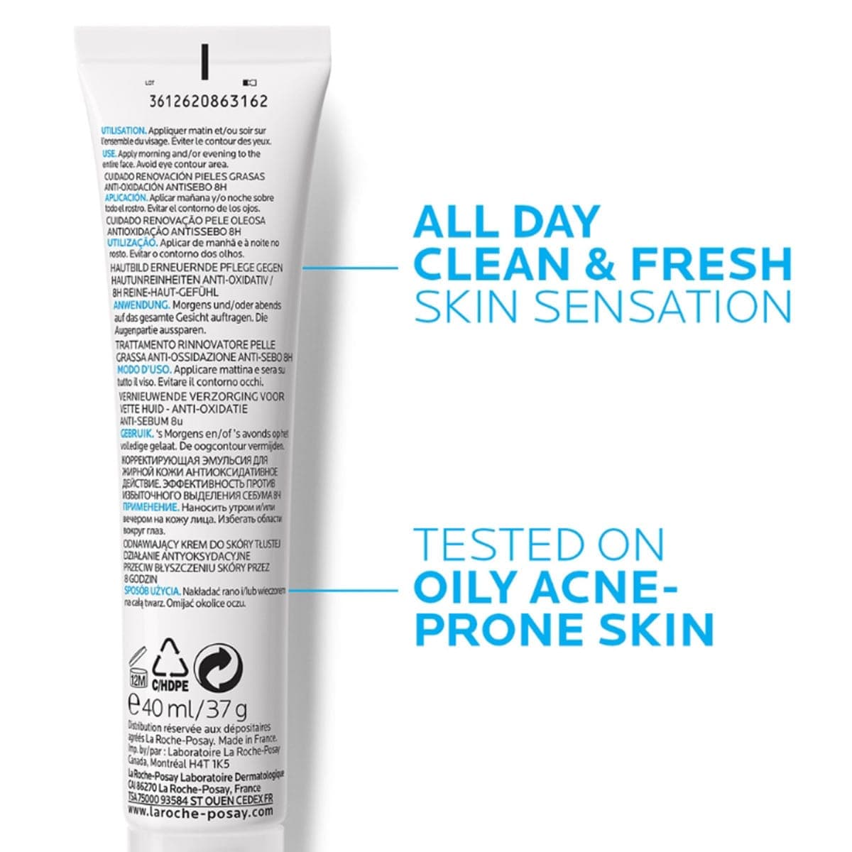 Thumbnail La Roche Posay Effaclar K+ Anti-Blackhead Moisturiser 40mL