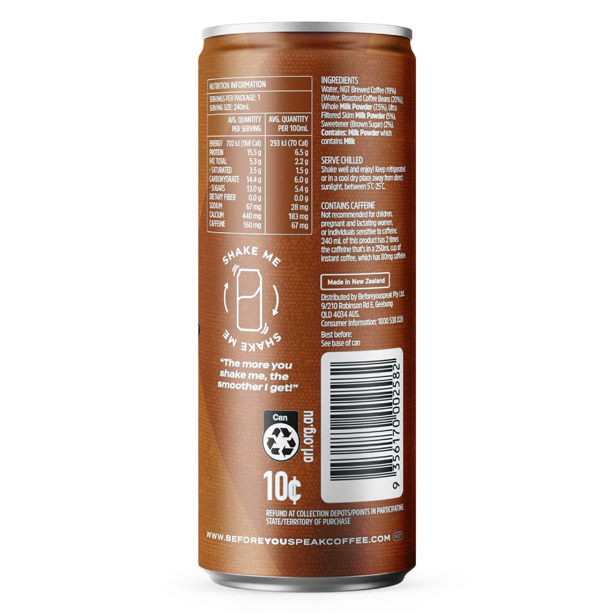 Thumbnail Beforeyouspeak Iced Latte Espresso 240ml