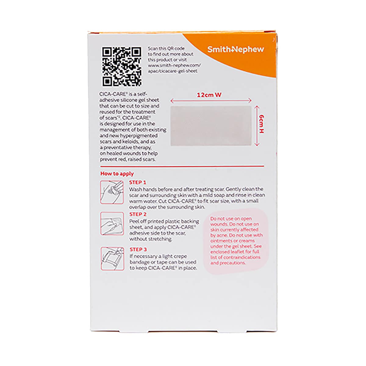 Thumbnail CICA-CARE Scar Treatment Silicone Gel Sheet 6cm X 12cm
