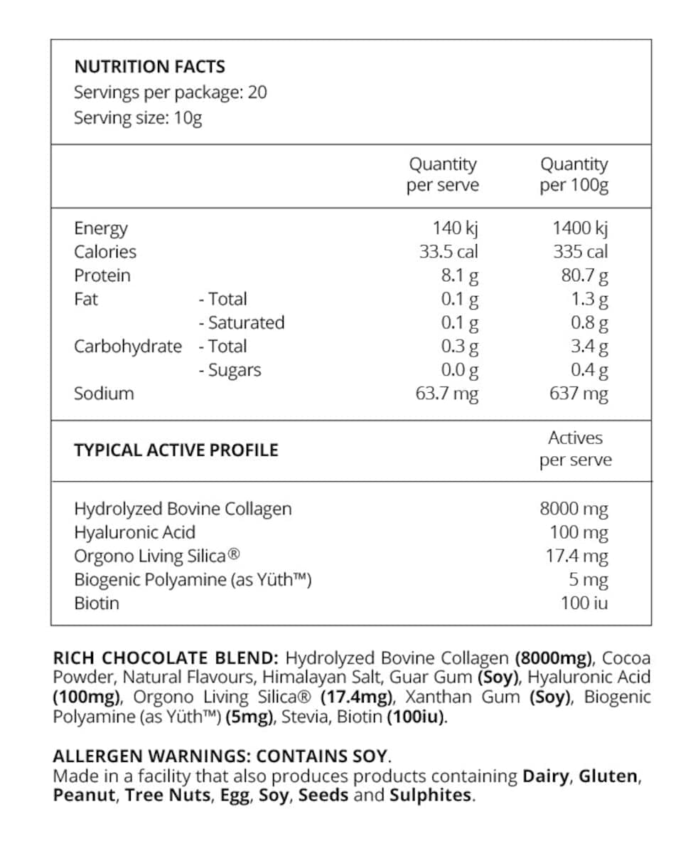 Thumbnail Beforeyouspeak Collagen Complex - Rich Chocolate 200g