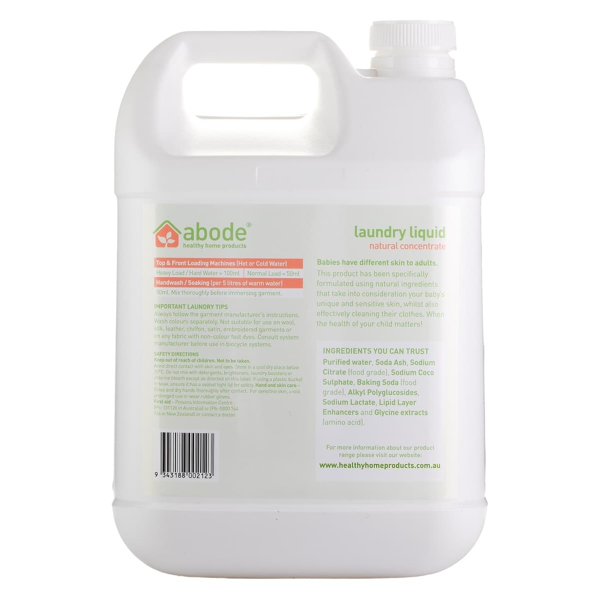Thumbnail Abode Laundry Liquid Baby 4L