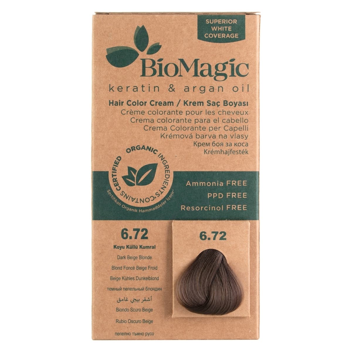 Thumbnail Bio Magic Hair Colour Cream Dark Beige Blonde 6.72