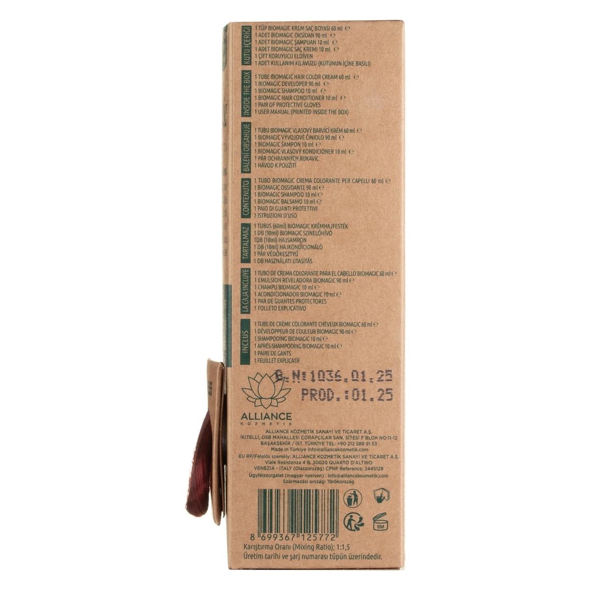Thumbnail Bio Magic Hair Colour Cream Deep Red 66.55