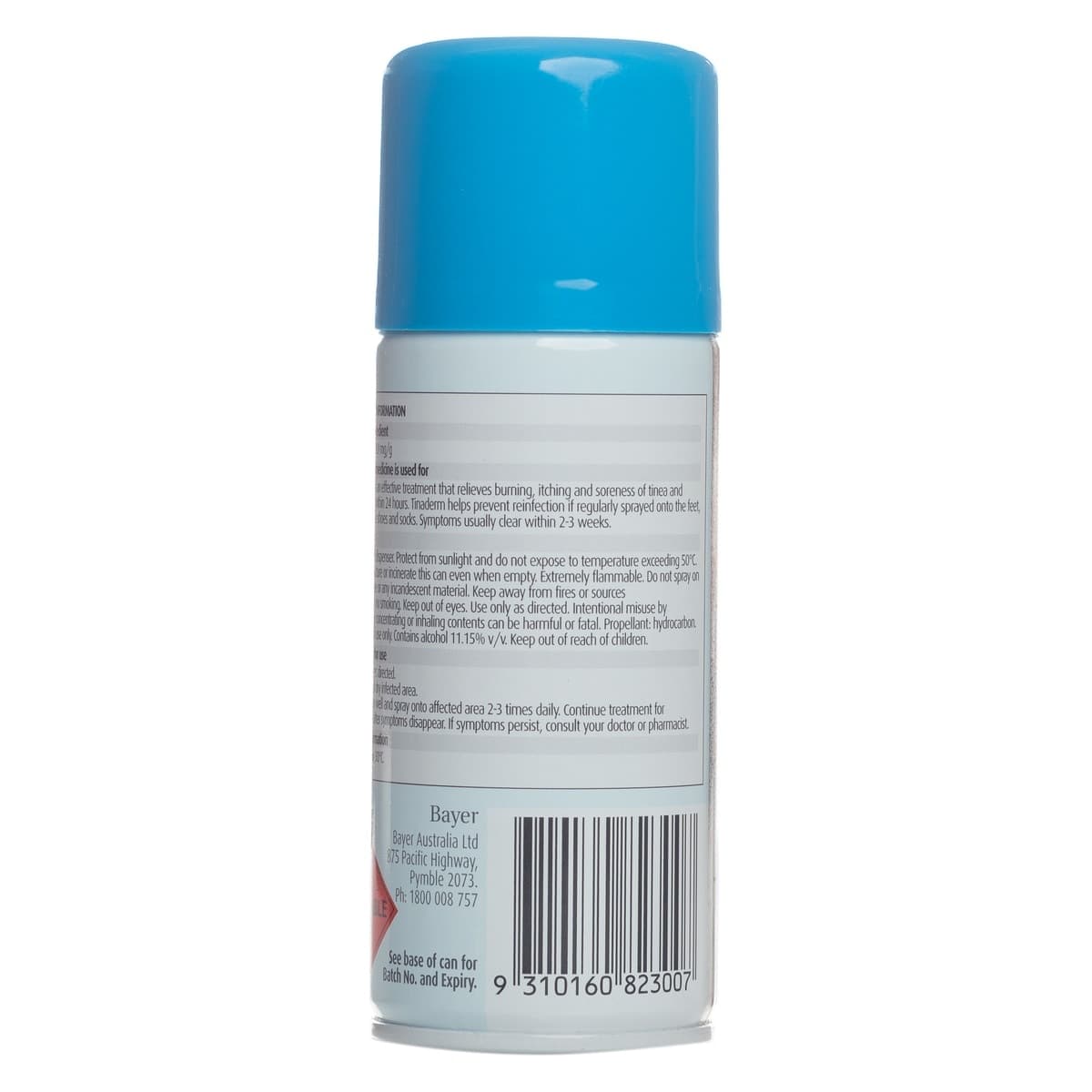 Thumbnail Canesten Tinaderm Powder Spray For Tinea & Ringworm 100g