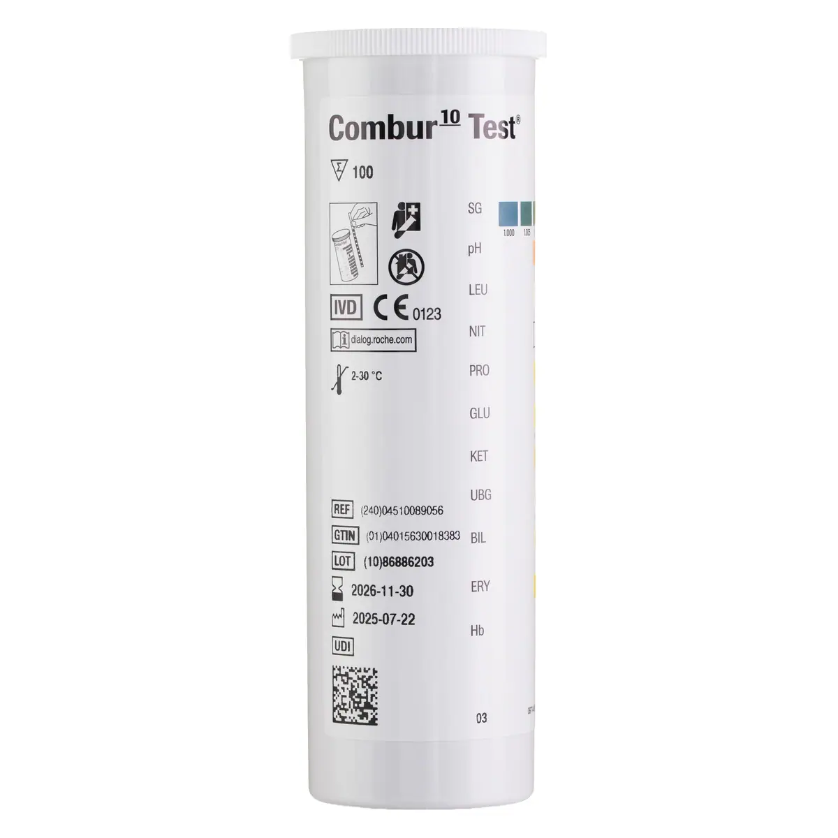 Thumbnail Combur 10 100 Test Strips