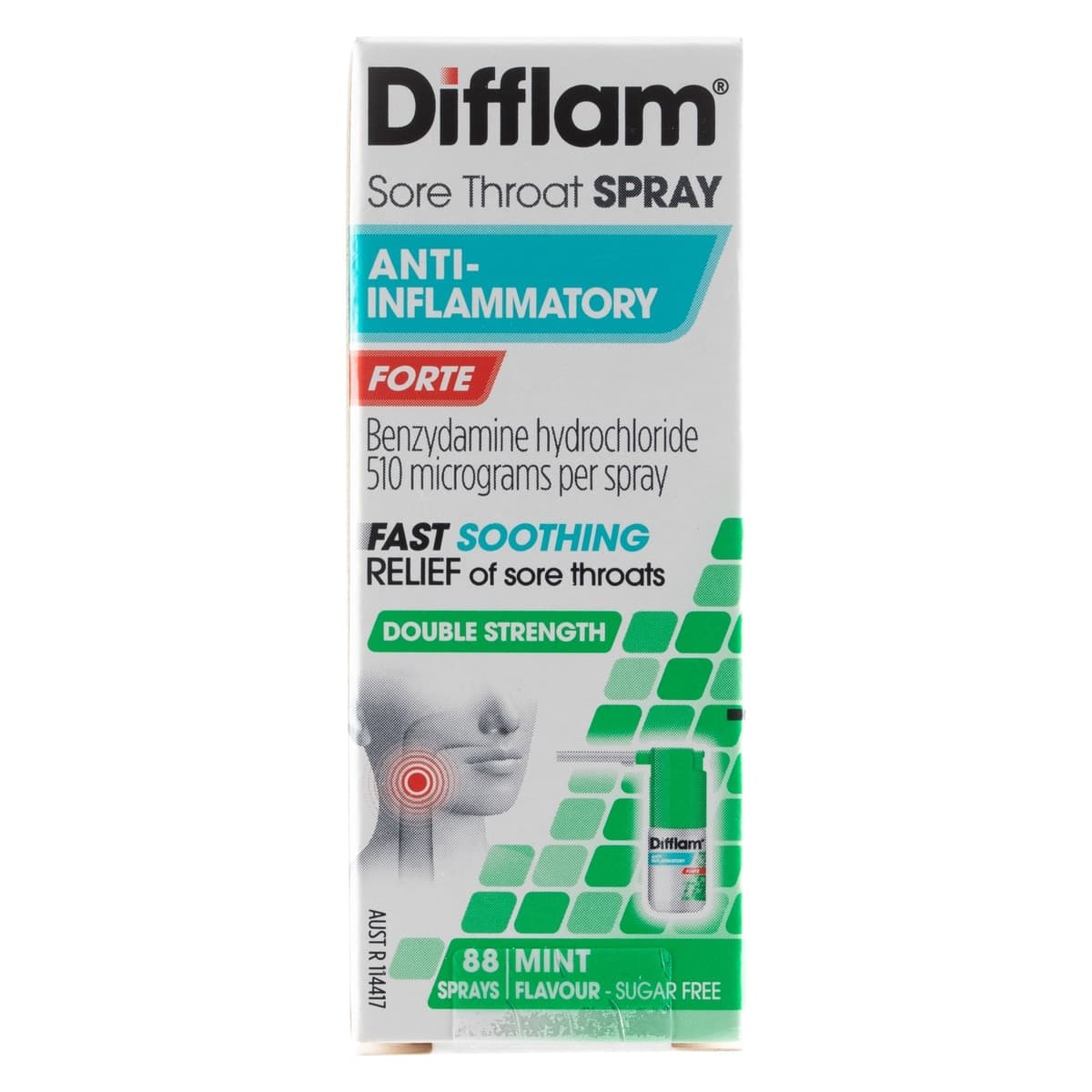 Thumbnail Difflam Forte Sore Throat Spray Fresh Mint 15ml