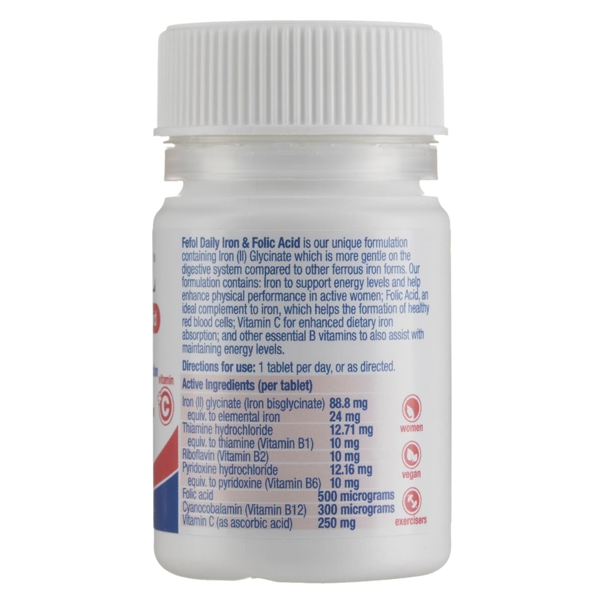 Thumbnail Fefol Daily Iron & Folic Acid 30 Tablets