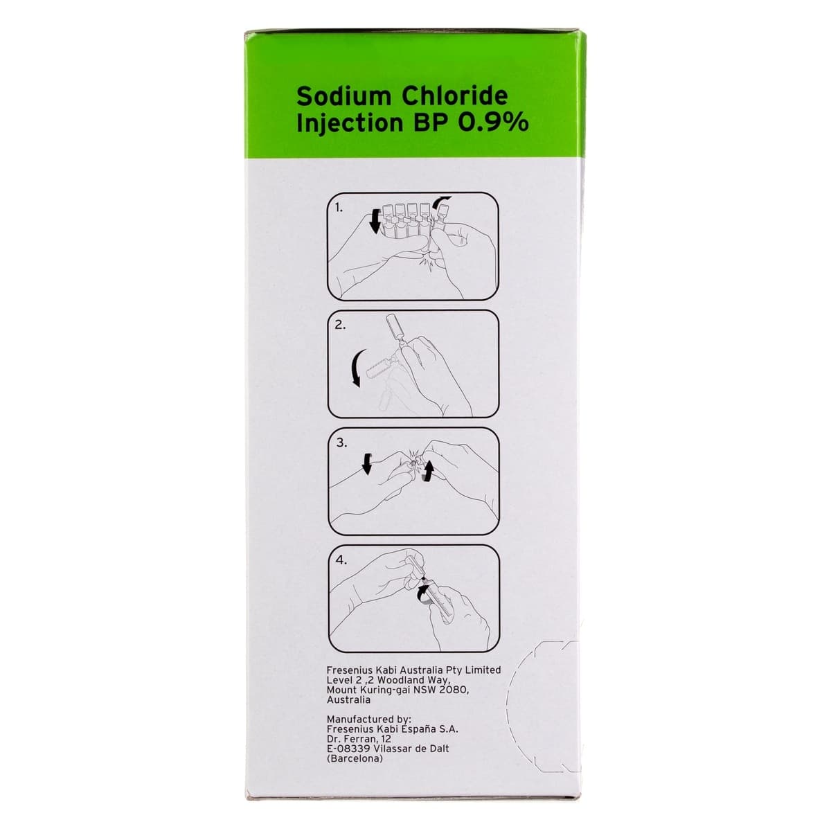 Thumbnail Frenesius Kabi Sodium Chloride BP 0.9% for Injection 10ml 50 Pack