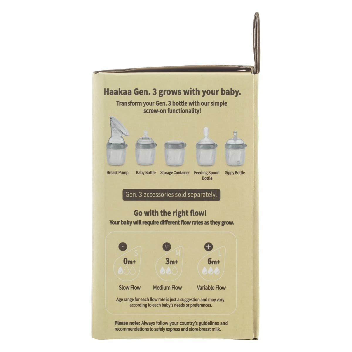 Thumbnail Haakaa Generation 3 Silicone Baby Bottle Grey 160ml