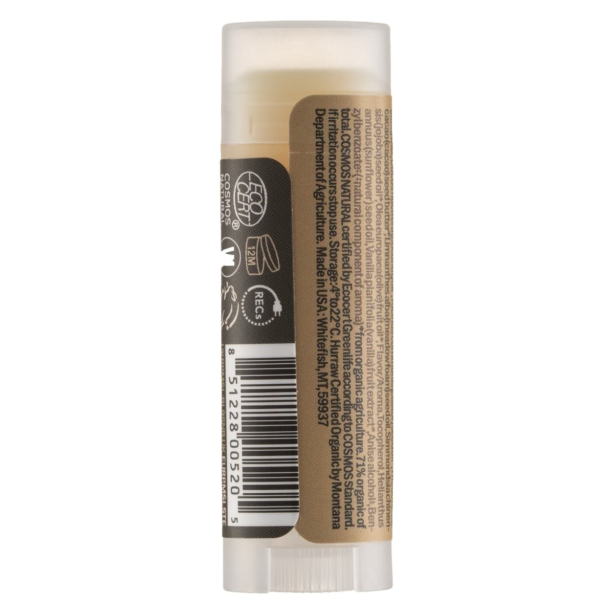 Thumbnail Hurraw Vanilla Lip Balm 4.8g