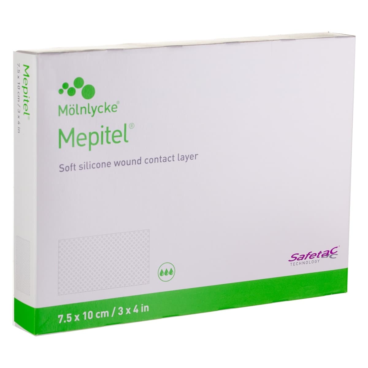 Thumbnail Mepitel Soft Silicone Wound Contact Layer 290710 7.5cm x 10cm 10 Pack