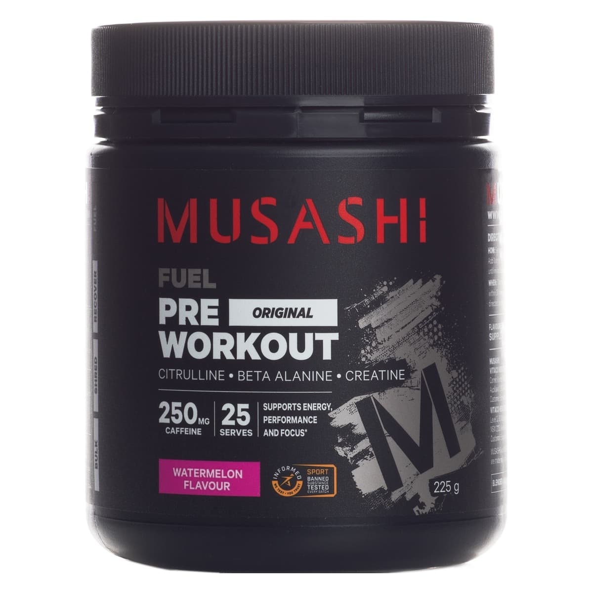 Thumbnail Musashi Pre Workout Watermelon 225g