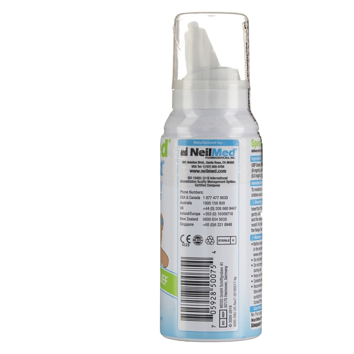 Thumbnail NeilMed PediaMist Saline Nasal Spray 75ml