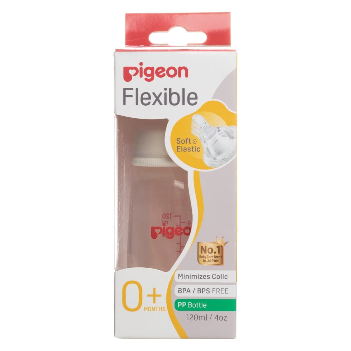 Thumbnail Pigeon Flexible PP Baby Bottle 120ml