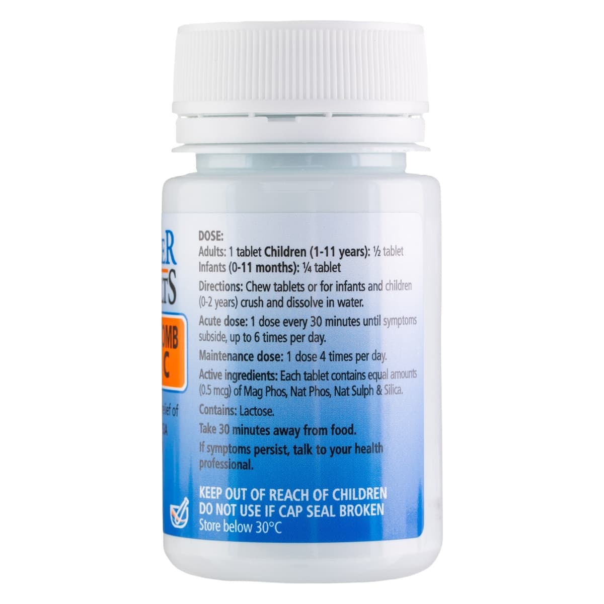 Thumbnail Schuessler Tissue Salts Comb C Acidity 125 Tablets