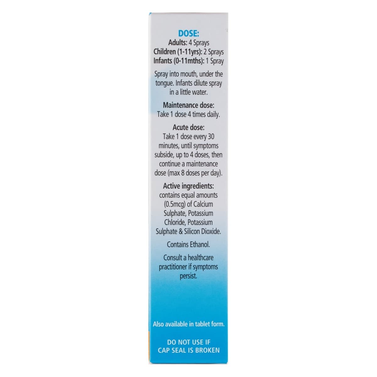 Thumbnail Schuessler Tissue Salts Comb D Skin Disorder Spray 30ml