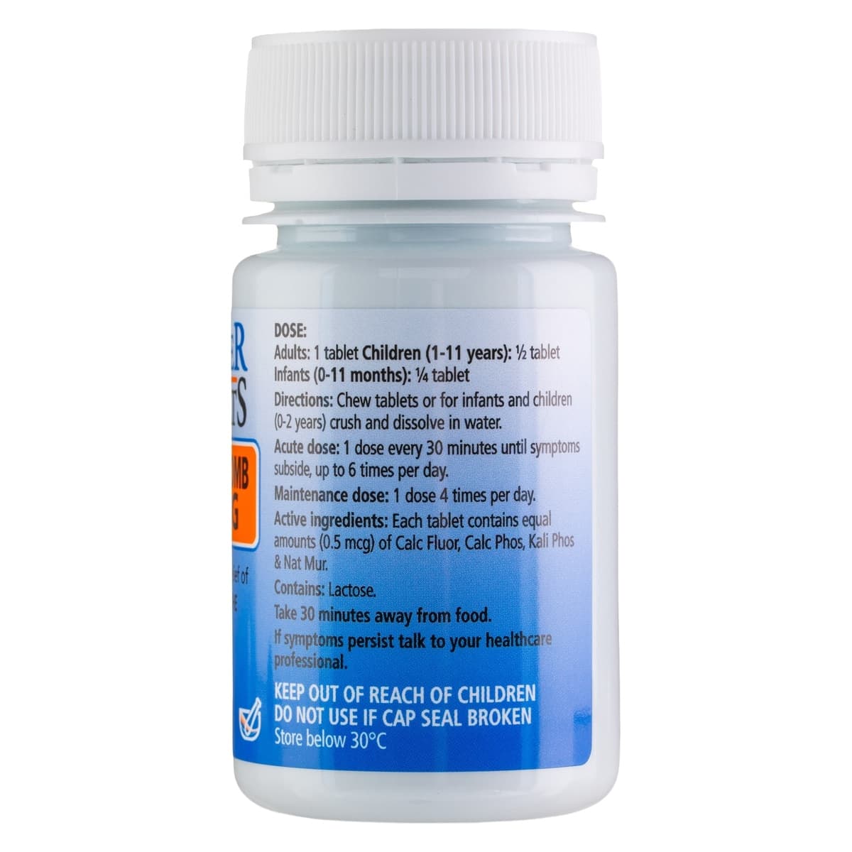 Thumbnail Schuessler Tissue Salts Comb G Lumbago 125 Tablets