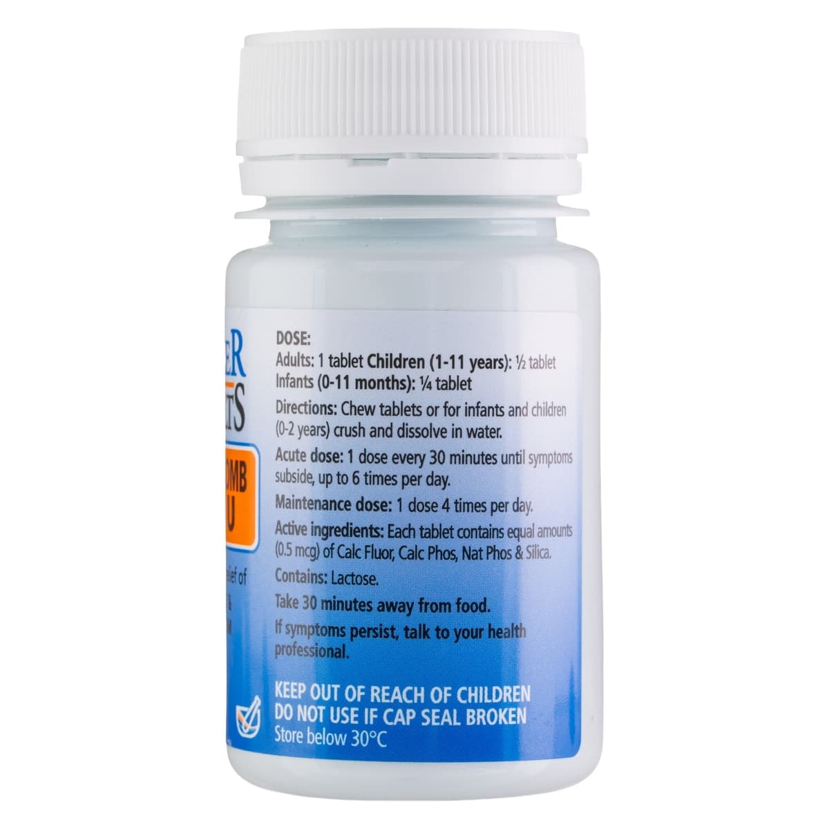 Thumbnail Schuessler Tissue Salts Comb U Calcium Absorption 125 Tablets