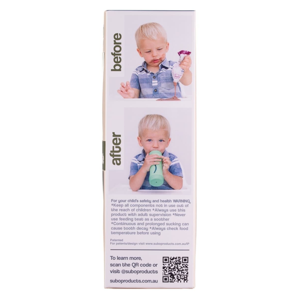 Thumbnail Subo The Food Bottle Duck Egg Blue