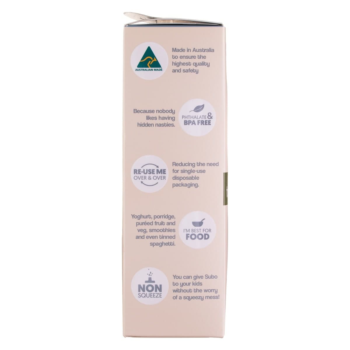 Thumbnail Subo The Food Bottle Duck Egg Blue