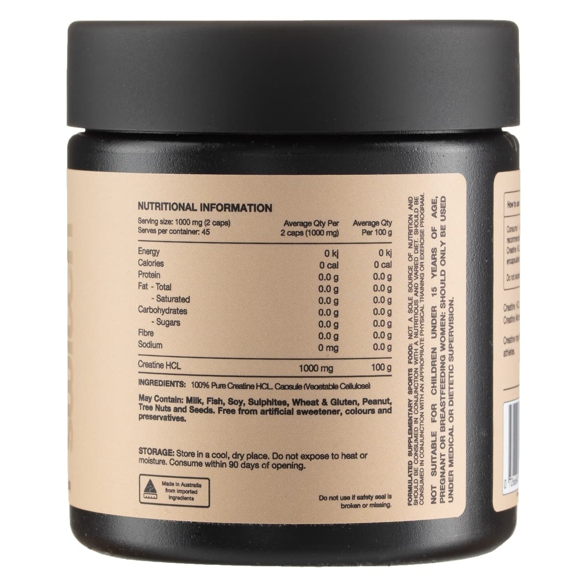 Thumbnail Switch Nutrition Creatine 100% Pure HCL 90 Capsules