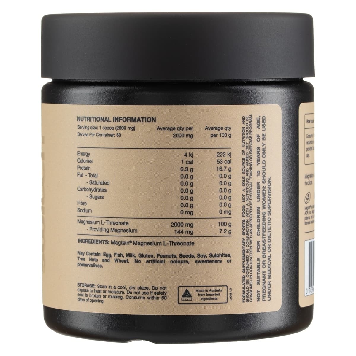 Thumbnail Switch Nutrition Mag3 100% Pure Magnesium L-Threonate Powder 60g
