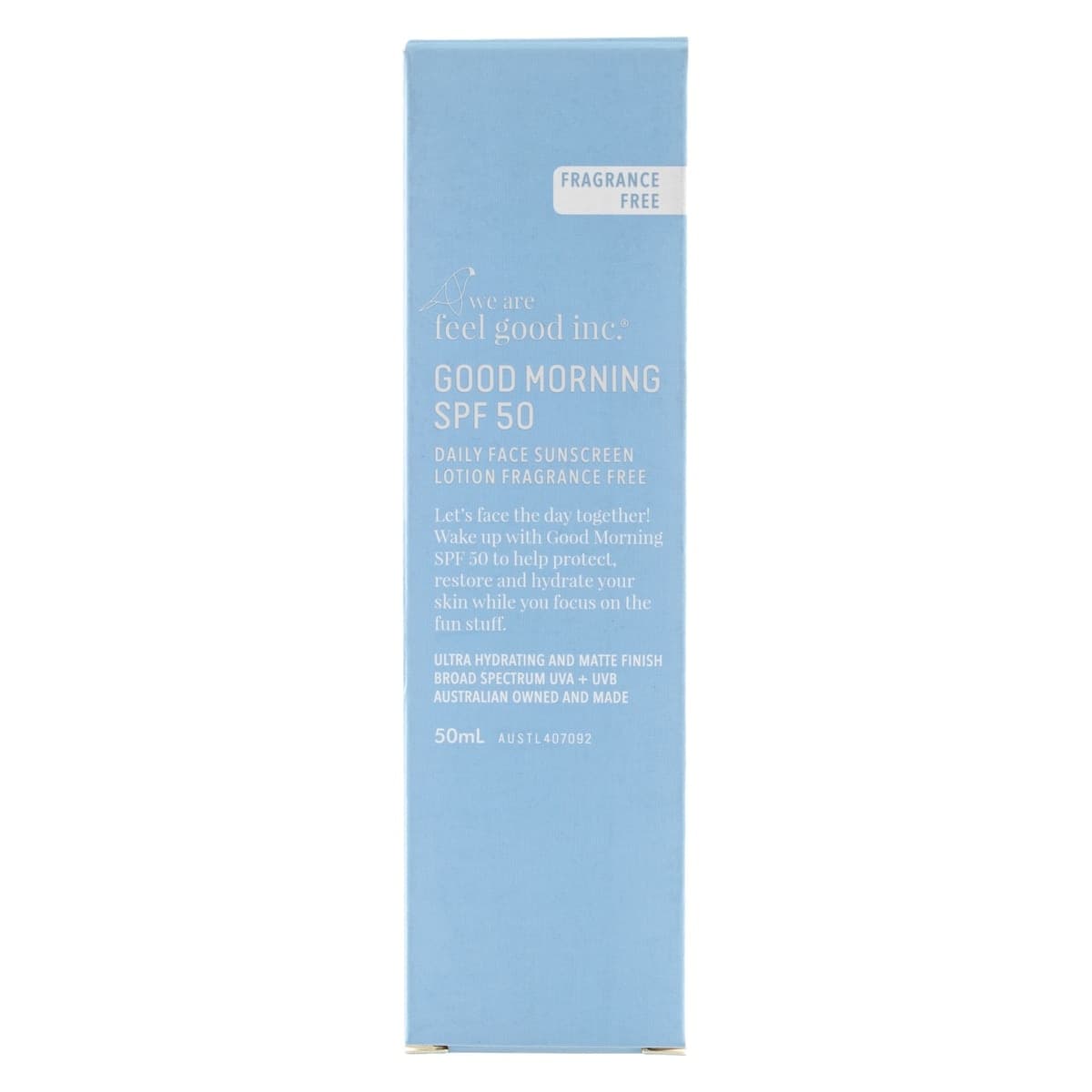 Thumbnail We Are Feel Good Inc. Good Morning Daily Face Sunscreen Fragrance Free SPF50 50ml