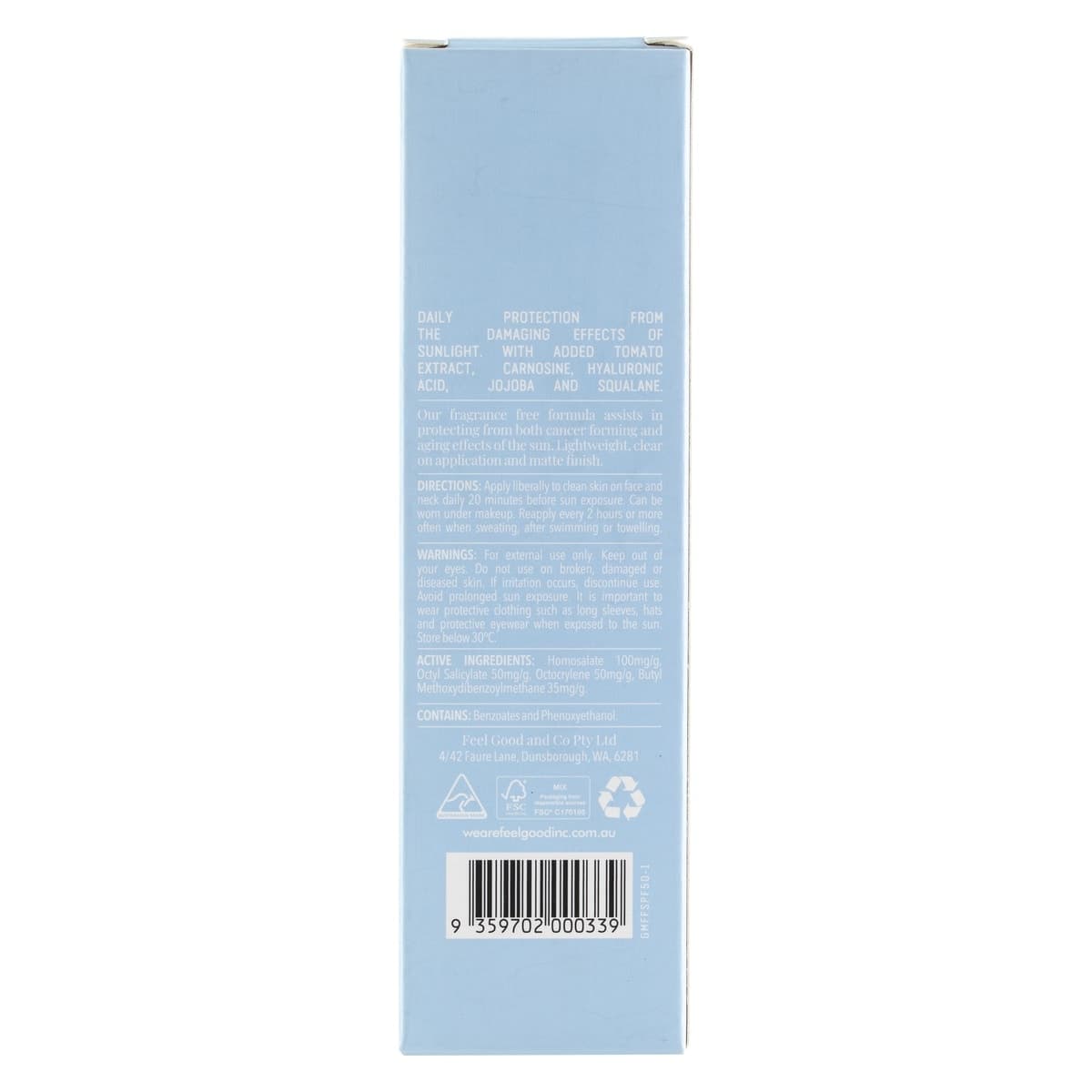 Thumbnail We Are Feel Good Inc. Good Morning Daily Face Sunscreen Fragrance Free SPF50 50ml