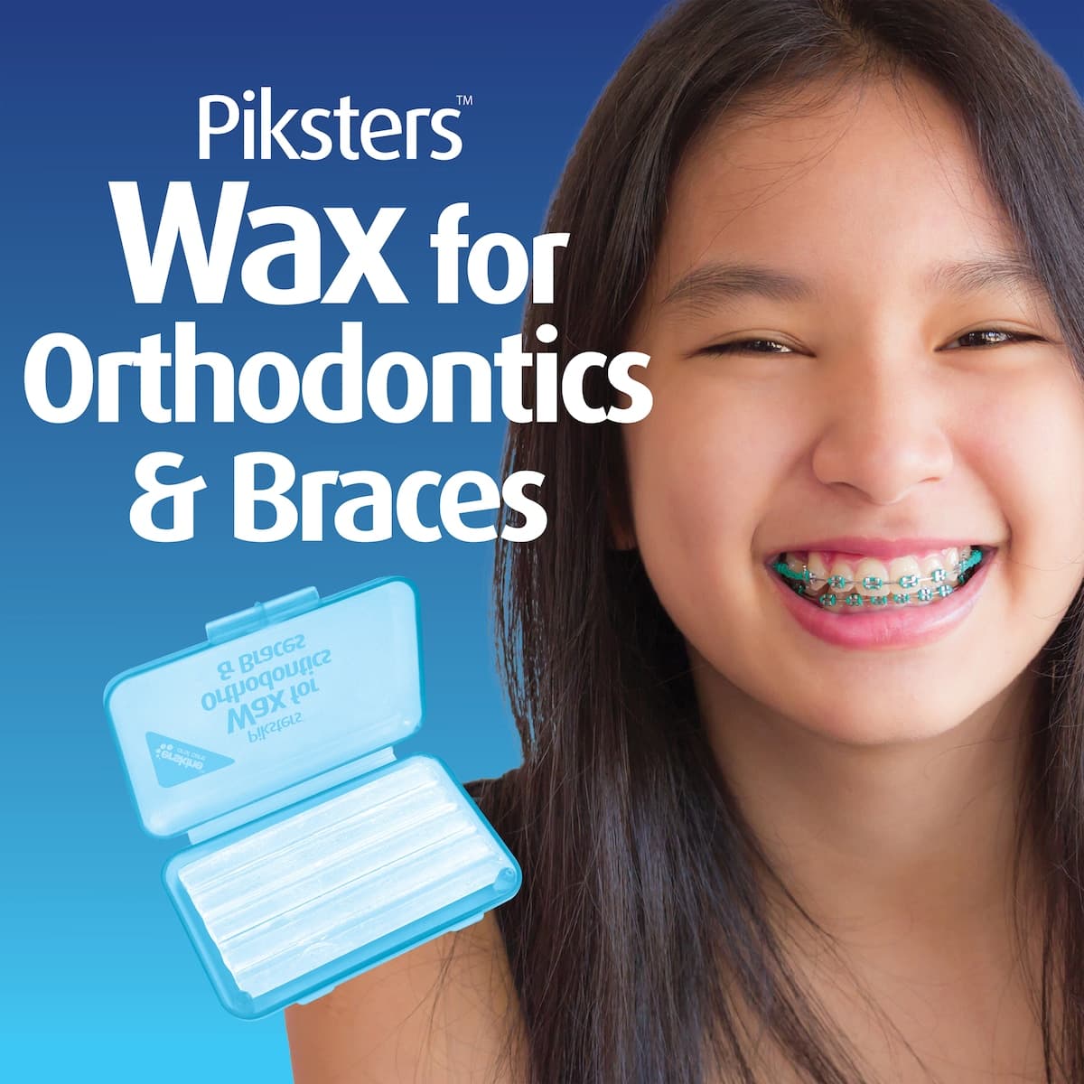 Thumbnail Piksters Wax for Orthodontics & Braces Mint Twin Pack