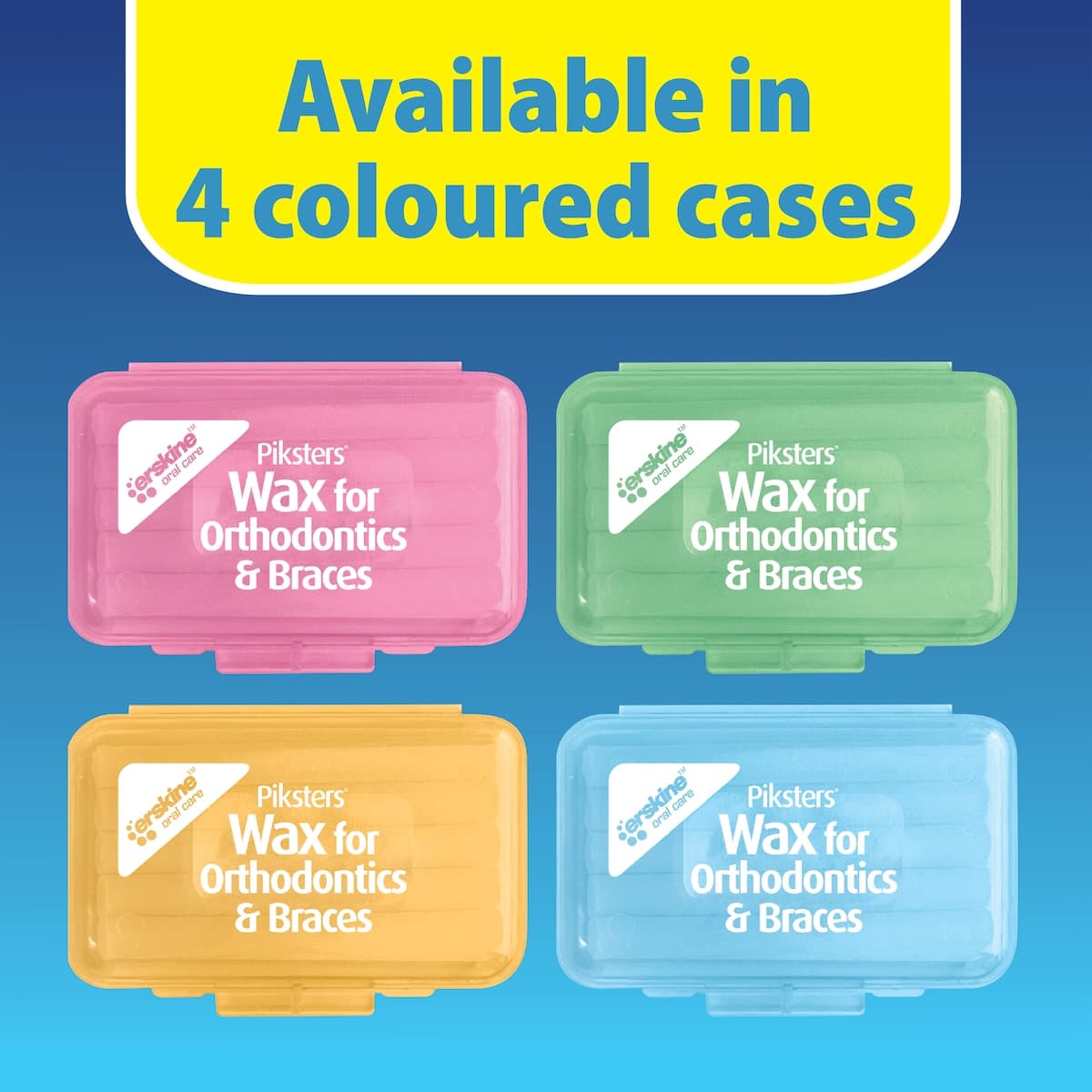 Thumbnail Piksters Wax for Orthodontics & Braces Mint Twin Pack