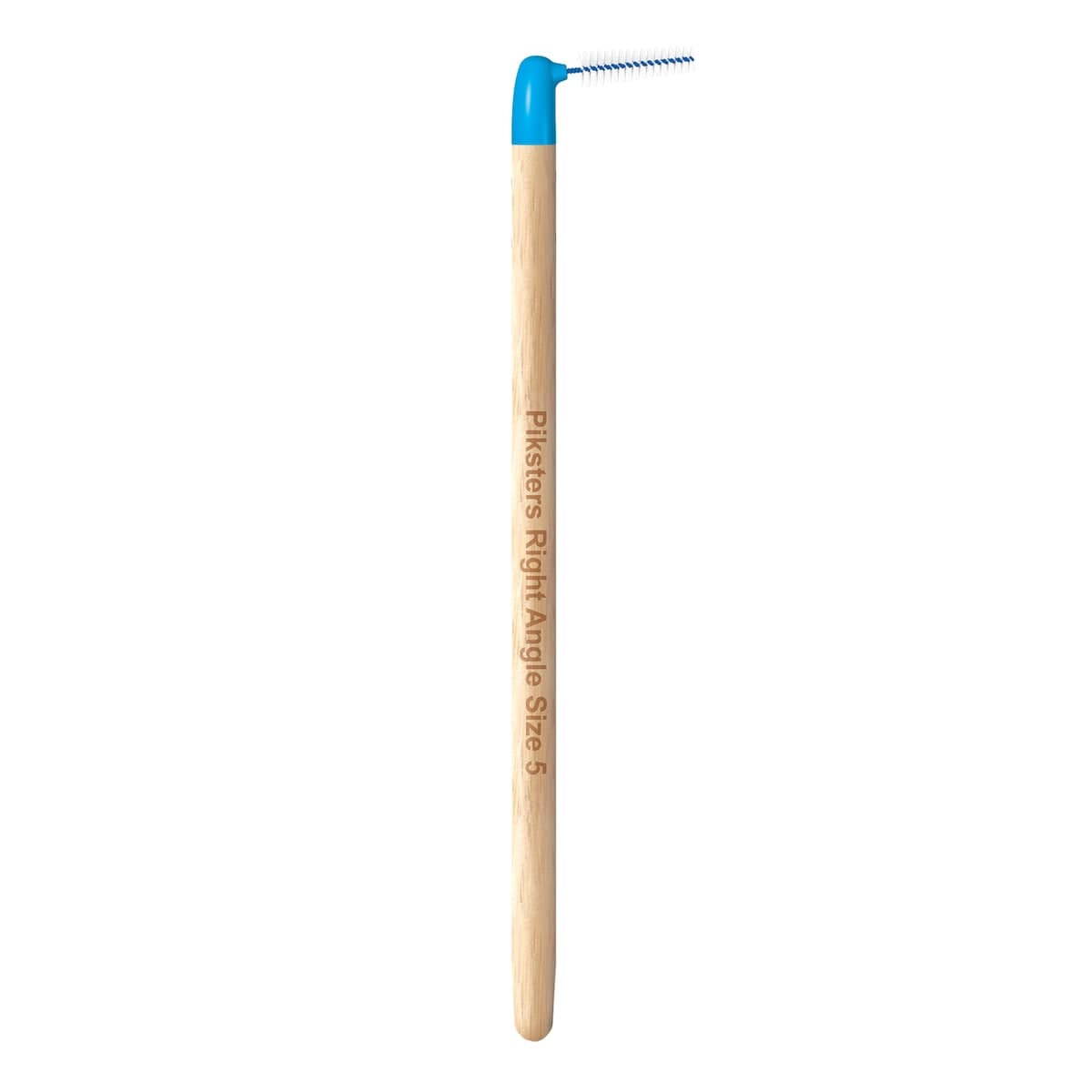 Thumbnail Piksters Bamboo Right Angle Intertendental Brush Size 5 Blue 6 Pack