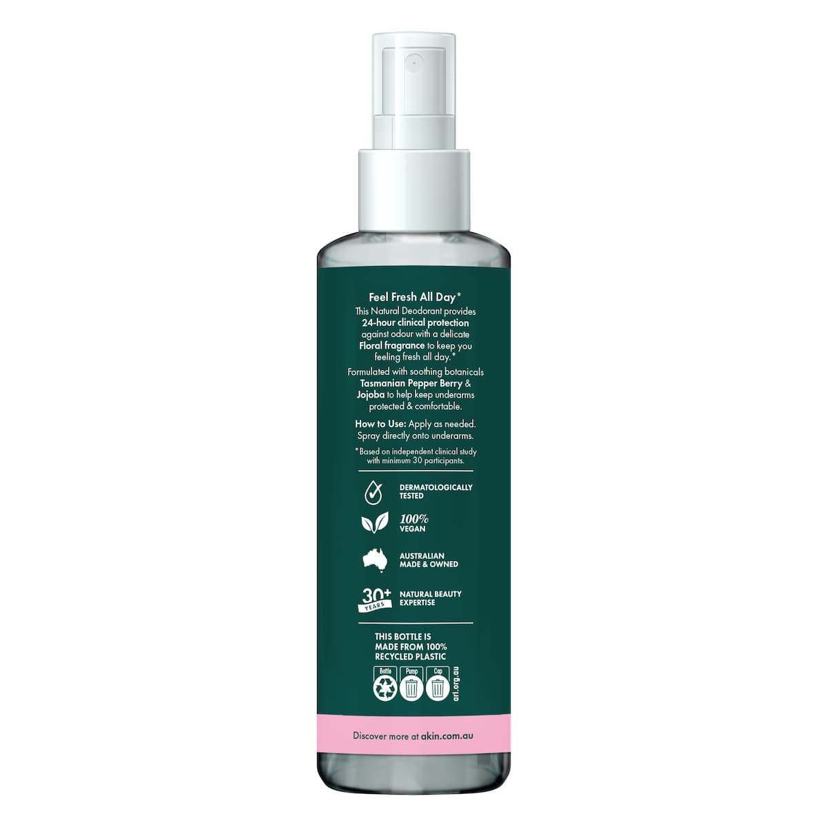 Thumbnail A'kin Rose & Mint Deodorant Spray 150ml