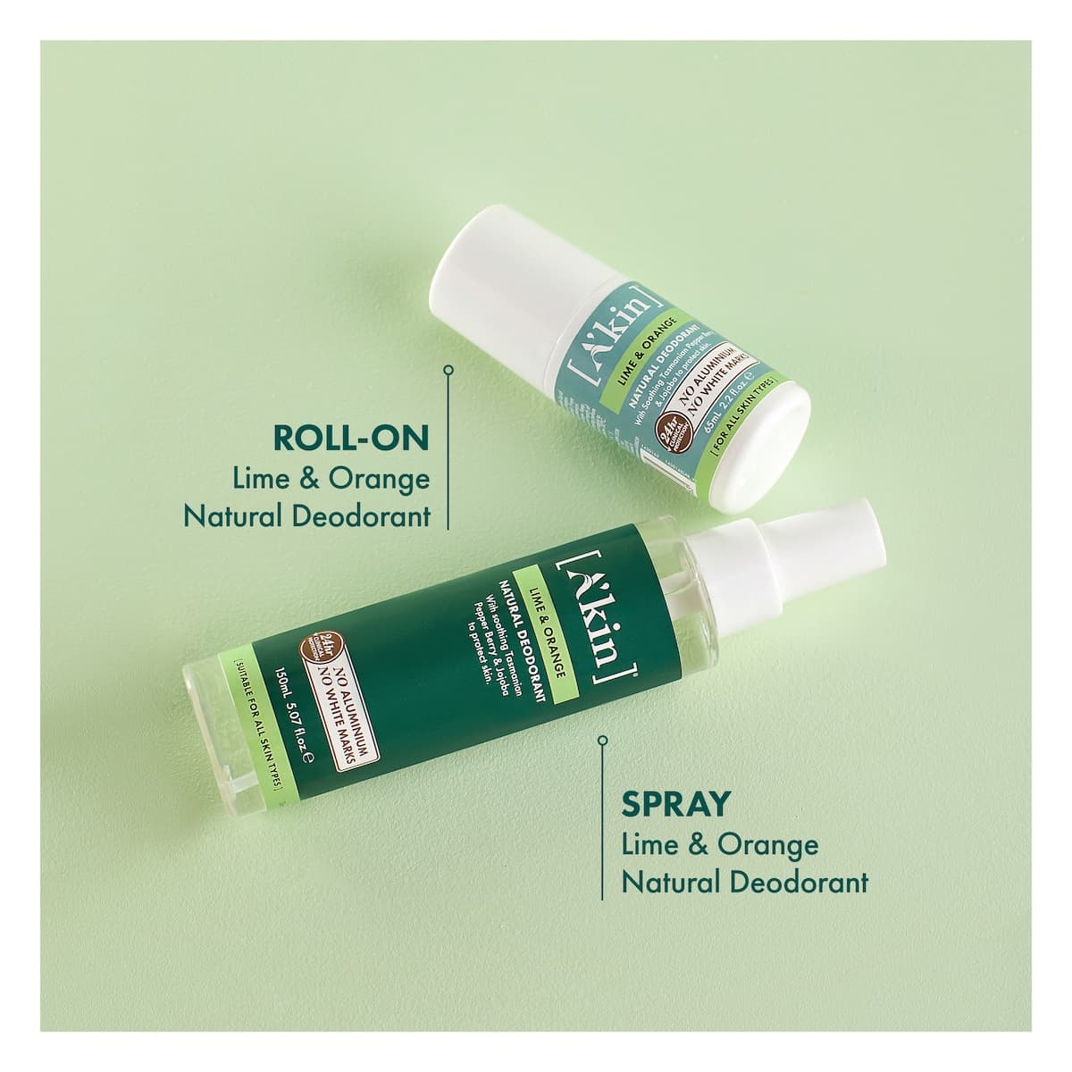 Thumbnail A'kin Lime & Orange Deodorant Spray 150ml