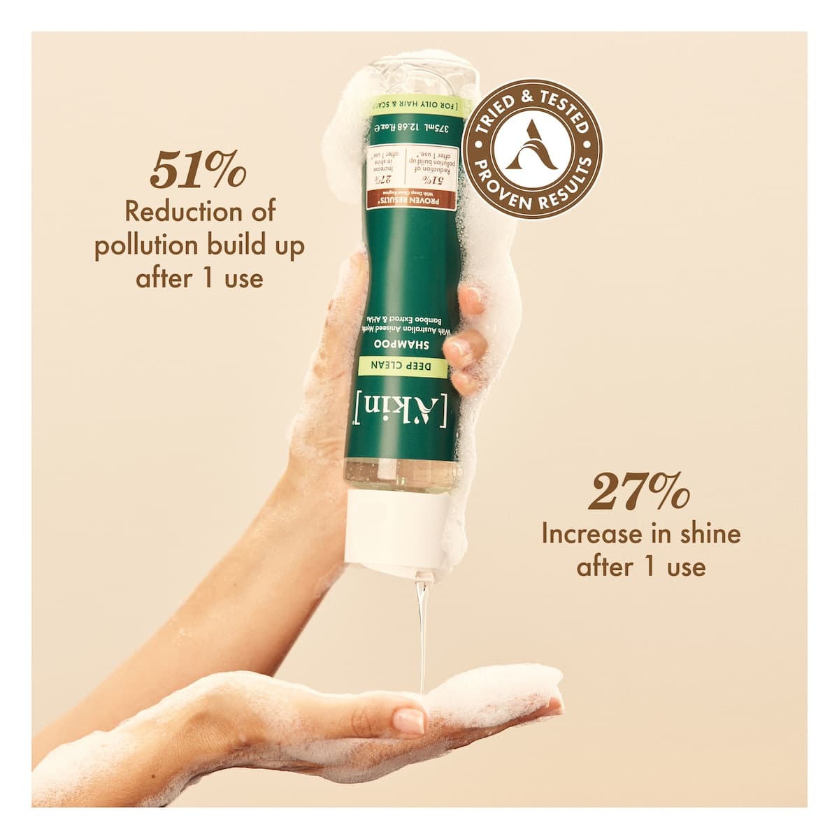 Thumbnail A'kin Deep Clean Shampoo 375ml