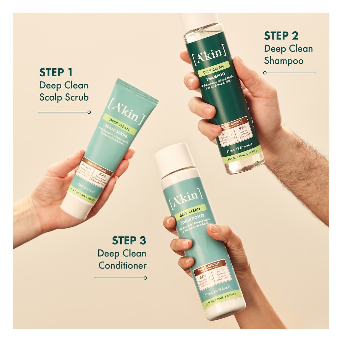 Thumbnail A'kin Deep Clean Shampoo 375ml