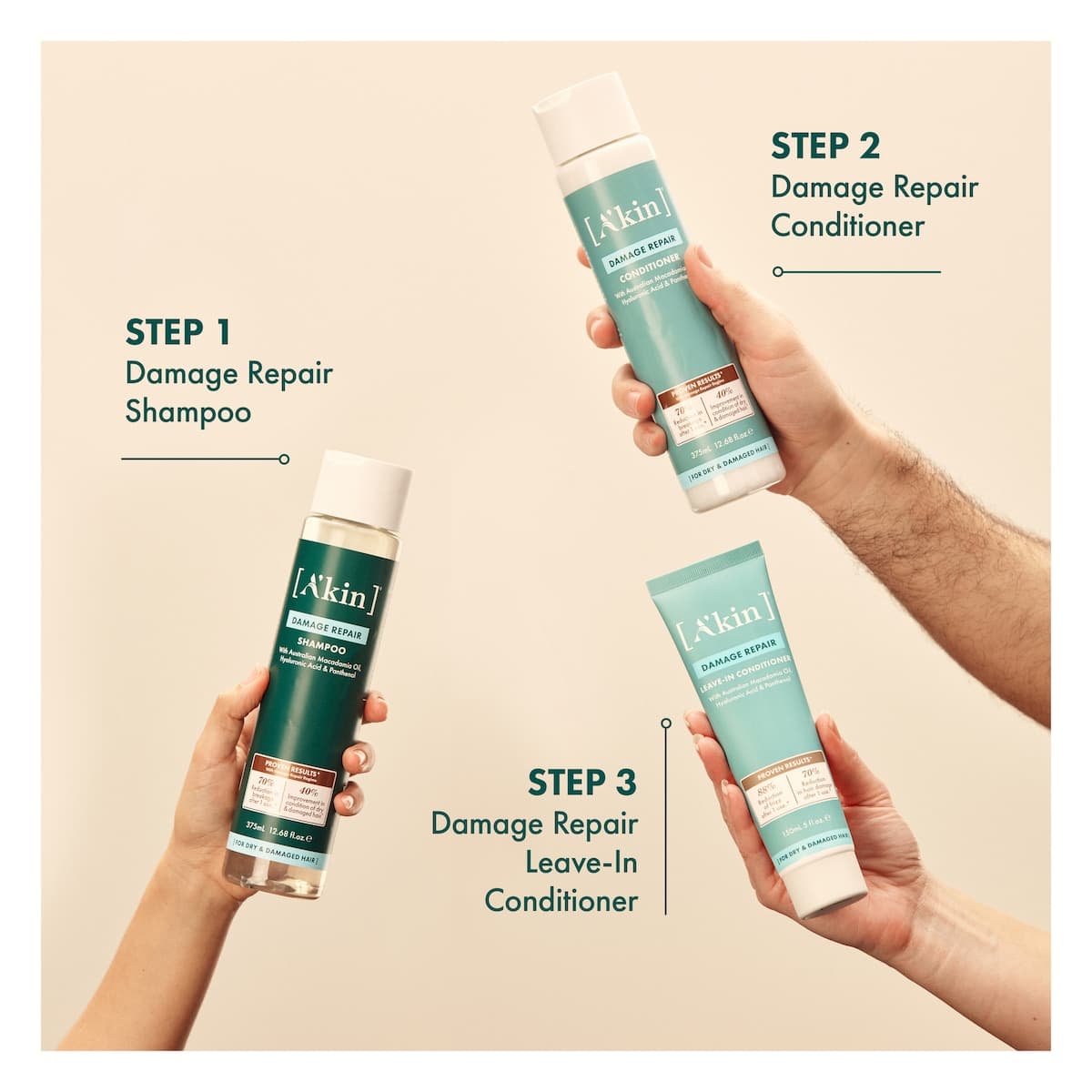 Thumbnail A'kin Damage Repair Shampoo 375ml